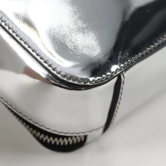 PRADA Shoulder Bag Leather Silver 2VH070 Auth 142285M - Picture 3 of 16